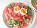 20170711冷製パスタ（おくらベーコンアスパラトマトゆで玉子）.jpg
